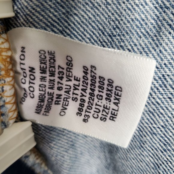 Polo Jeans Company Ralph Lauren Mens Sz 36x30 Jeans Denim Relaxed Hi Rise 35X29 - Picture 6 of 11